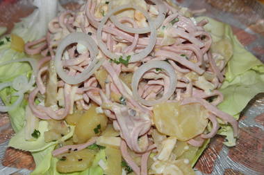 Gourmet-Salat mit Emmentaler