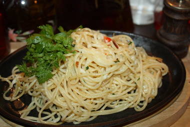 Spaghetti mit Schwarzwälder Speck