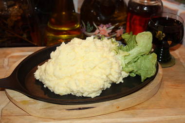 Kartoffelbrei mit Sahne und Butter