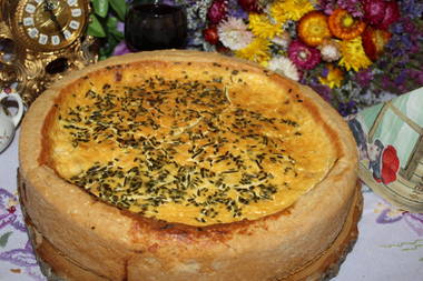 Schwarzw&auml;lder Zwiebeltorte mit Schwarzw&auml;lder Schinkenspeck