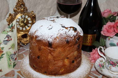 Panettone mit Ananas