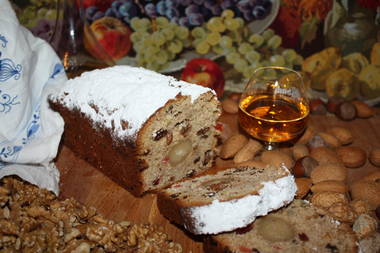 Schwarzwälder Marzipan-Orangenstollen