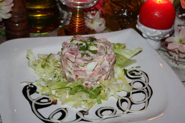 Tomatensalat mit Ei