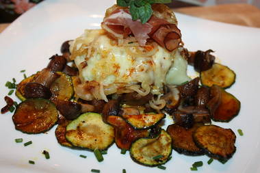 Schwarzwälder Maultaschen mit Honig-Zucchini