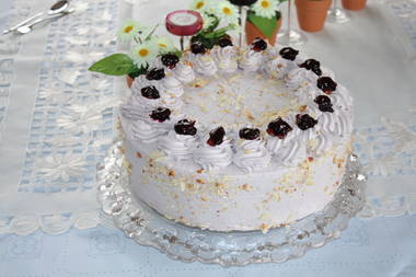 Blaubeer-Sahne-Torte