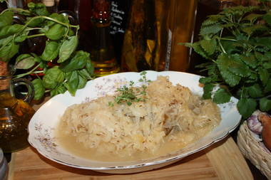 Sauerkraut mit Badischem Grappa