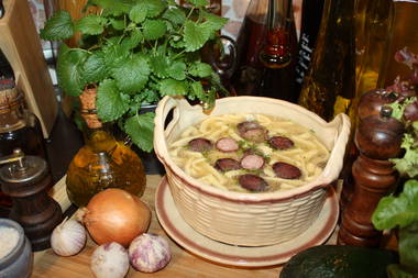 Schwäbische Bauern-Sauerkrautsuppe