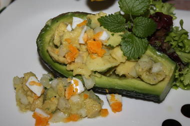 Avocadosalat mit Ei