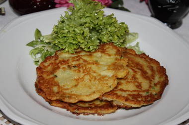 Kartoffelpuffer mit Sellerie