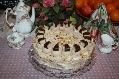 Baumkuchen-Sahnetorte Schwarzwald
