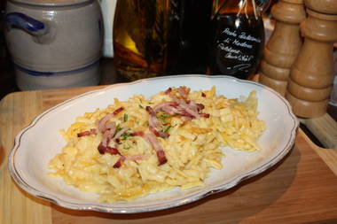 Schwarzwälder  Zwiebel - Speck Spätzle