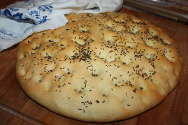 Fladenbrot mit Joghurt