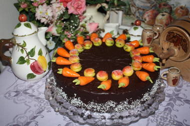 Rübli-Pfirsich-Kuchen