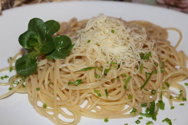 Butter Knoblauch-Spaghetti