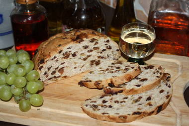 Rosinenbrot mit Joghurt