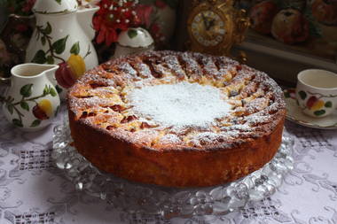 Schwarzwälder Nektarinenkuchen