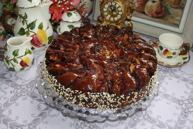 Zwetschgen-Schokokuchen