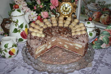 Happy Hippo Bisquit-Nougat Schokoladentorte