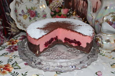  Kirsch-Sahnetorte mit Philadelphia