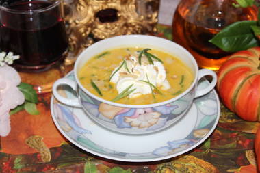 Kartoffel Cremsuppe