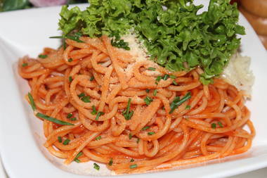 Butter Tomaten Spaghetti