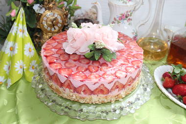 Erdbeer-Sahnetorte