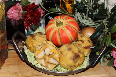 Kürbis-Knödel