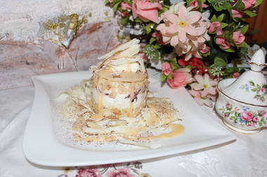 Schwarzwälder weißer Kirsch-Mandel-Traum