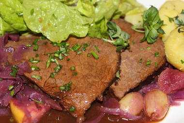 Rinder-Braten vom Tafelspitz traditionel
