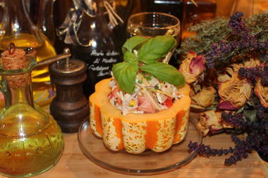 Hähnchensalat mit Strauchtomaten