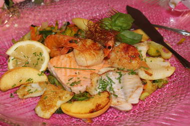 Fischplatte "Titisee"