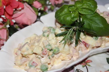 Eiersalat mit Sahnemeerrettich