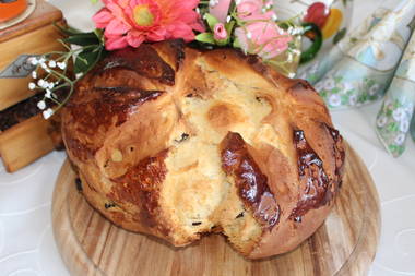 Badisches Osterbrot mit Zitrone