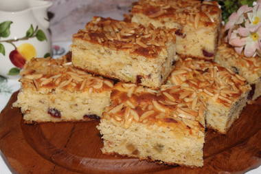 Schwäbische Apfel-Mandelschnitte mit Quark