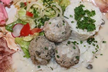 Schw&auml;bische Kr&auml;uterklopse