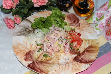 Badischer Schinkensalat mit Honiggurken