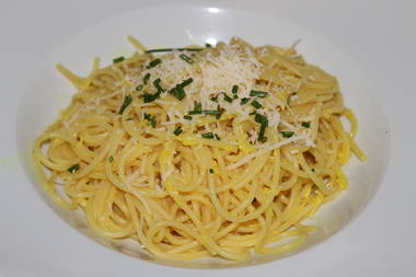 Butter-Safran-Spaghetti