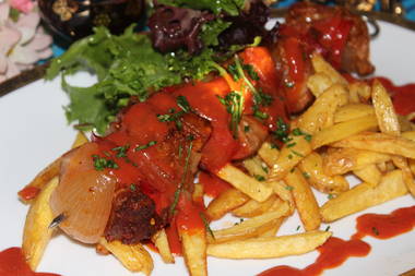 Schwarzwald Schaschlick nach Arnos Art mit selbstgemachten Pommes Frites