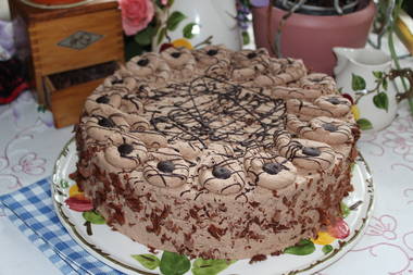 Schoko - Mocca - Bisquit - Torte