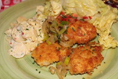 Hähnchen-Nuggets mit Parmesan