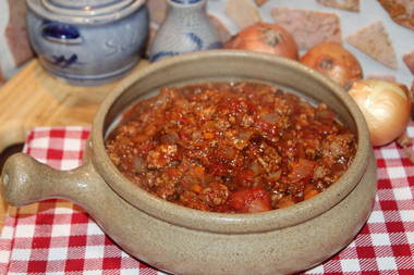 Hackfleisch Ragout mit Rinderhack