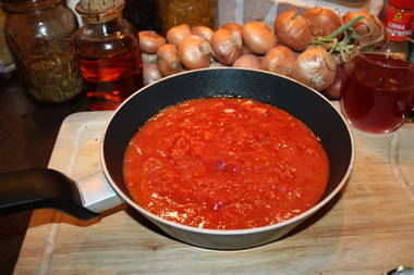 Tomaten Knoblauch Soße
