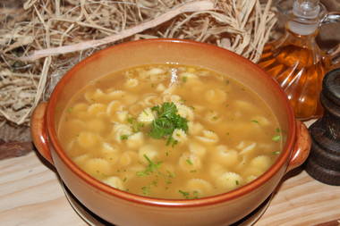 Schwäbische Säcklesuppe