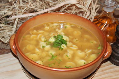 Schwäbische Säcklesuppe