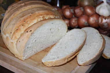 Weissbrot mit Kümmel