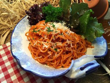 Tomaten-Butter-Spaghetti