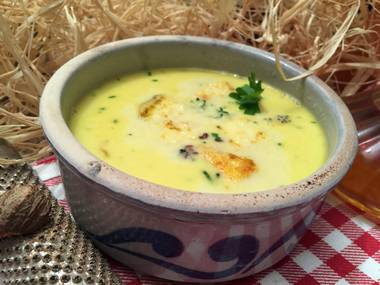 Lauchsuppe mit Curcuma