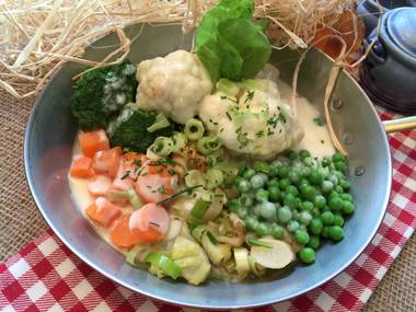 Gemüsepfännle mit Fenchel und Lauch