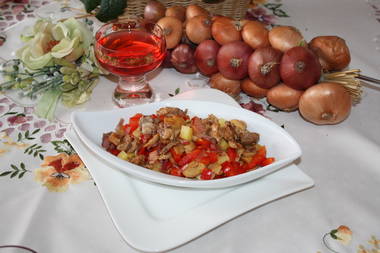 Schwarzwälder Paprika Bauernsalat