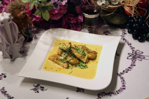 Rosmarin Curry Hühnchenstreifen
